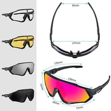 Load image into Gallery viewer, Modern Black Bike Glasses Sports Running Eyewear Fishing Polarized Glasses For Men And Women Cool Unisex Cycling UV400 Glasses For Running