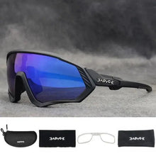 Load image into Gallery viewer, Modern Black Bike Glasses Sports Running Eyewear Fishing Polarized Glasses For Men And Women Cool Unisex Cycling UV400 Glasses For Running