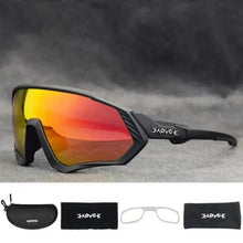 Load image into Gallery viewer, Modern Black Bike Glasses Sports Running Eyewear Fishing Polarized Glasses For Men And Women Cool Unisex Cycling UV400 Glasses For Running