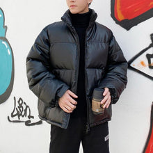 Load image into Gallery viewer, Modern Black Thick Solid Color Jacket Men's Oversized Warm Jacket Lightweight Padded Winter Coats Fashion Male Heavyweight Jackets Big Oversized Comfortable Autumn Jackets Fashionable Design