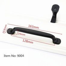 Load image into Gallery viewer, Modern Cabinet Handles Solid Aluminum Alloy Door Knobs And Handles Kitchen Cupboard Pulls Drawer Knobs Furniture Handle Hardware Black Cabinet Cupboard Drawer Door Handle Drawer Dresser Pulls for Furniture Kitchen Cabinet Cupboard Hardware