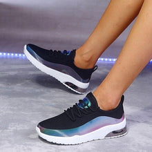 Load image into Gallery viewer, Modern Colorful Cool Sneaker Womens Lace Up Vulcanized Shoes Casual Flat Comfort Walking Running Shoes Light Mesh Tennis Casual Sneakers Fashion Design For Women