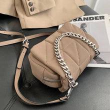 Load image into Gallery viewer, Modern Designer Metal Chain Clutches , Mini Shoulder Bag Satchel Style Nylon Small Crossbody Bags For Women And Girls