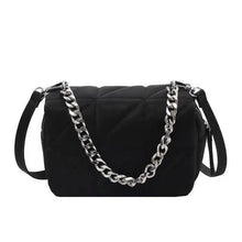 Load image into Gallery viewer, Modern Designer Metal Chain Clutches , Mini Shoulder Bag Satchel Style Nylon Small Crossbody Bags For Women And Girls