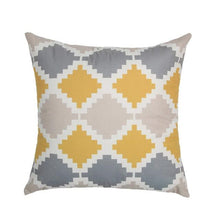 Load image into Gallery viewer, Modern Geometric Decorative Geometric Pillow Cushion Cases Outdoor Square Yellow Decorative Pillow Covers For Couch Bedroom Pillow Cases Cushion Covers