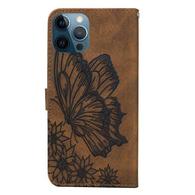 Load image into Gallery viewer, Modern Glitter Leather Flip Wallet Phone Case For iPhone 14 13 12 Pro Max 11 Shiny Green Butterfly Cover Glitter Flip Case Mobile Phone Case PU Leather Magnetic Case