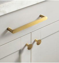 Load image into Gallery viewer, Modern Gold Knob Pure Copper Kitchen Cabinet Handles Cupboard Door Pulls Drawer Knobs Brass Furniture Handle Hardware Drawer Pulls Cupboard Knob For Kitchen Furniture Hardware