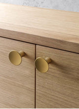 Load image into Gallery viewer, Modern Gold Knob Pure Copper Kitchen Cabinet Handles Cupboard Door Pulls Drawer Knobs Brass Furniture Handle Hardware Drawer Pulls Cupboard Knob For Kitchen Furniture Hardware