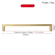 Load image into Gallery viewer, Modern Gold Knob Pure Copper Kitchen Cabinet Handles Cupboard Door Pulls Drawer Knobs Brass Furniture Handle Hardware Drawer Pulls Cupboard Knob For Kitchen Furniture Hardware