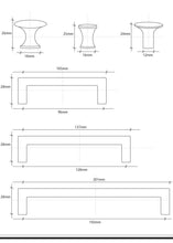 Load image into Gallery viewer, Modern Gold Knob Pure Copper Kitchen Cabinet Handles Cupboard Door Pulls Drawer Knobs Brass Furniture Handle Hardware Drawer Pulls Cupboard Knob For Kitchen Furniture Hardware