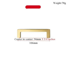 Load image into Gallery viewer, Modern Gold Knob Pure Copper Kitchen Cabinet Handles Cupboard Door Pulls Drawer Knobs Brass Furniture Handle Hardware Drawer Pulls Cupboard Knob For Kitchen Furniture Hardware