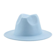 Load image into Gallery viewer, Modern Hats For Women Fedoras Winter Women Hats Simple Classic Hat Wedding Lady Retro Wide Brim Floppy Hat Men Fedora Hat Fashionable Classic Wide Brim Hat For Summer Dress Hats