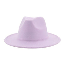 Load image into Gallery viewer, Modern Hats For Women Fedoras Winter Women Hats Simple Classic Hat Wedding Lady Retro Wide Brim Floppy Hat Men Fedora Hat Fashionable Classic Wide Brim Hat For Summer Dress Hats