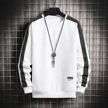 Load image into Gallery viewer, Modern Long Sleeve Sweatshirts Men New Fashion Color Casual Mens Casual O-Neck Patchwork Sweatshirt For Young Men Men Sweatshirt Streetwear Loose Solid Patchwork Pullover Sweatshirt