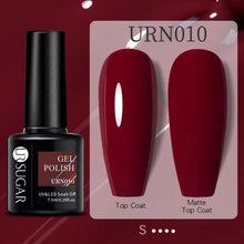 Load image into Gallery viewer, Modern Luxury Autumn Winter Womens Gel Polish Glossy Matte Diamond Effect Long Lasting Nail Art Sequins Design