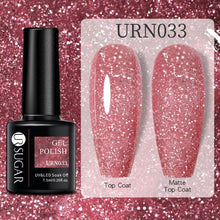 Load image into Gallery viewer, Modern Luxury Autumn Winter Womens Gel Polish Glossy Matte Diamond Effect Long Lasting Nail Art Sequins Design