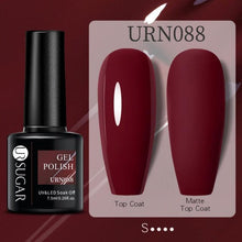 Load image into Gallery viewer, Modern Luxury Autumn Winter Womens Gel Polish Glossy Matte Diamond Effect Long Lasting Nail Art Sequins Design
