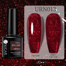 Load image into Gallery viewer, Modern Luxury Autumn Winter Womens Gel Polish Glossy Matte Diamond Effect Long Lasting Nail Art Sequins Design