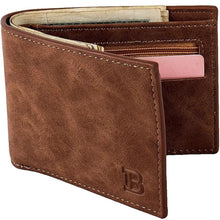 Load image into Gallery viewer, Modern New High Quality Wallet For Men Fashion Mini Men's Luxury Business Wallet Card Holder Man Purse Coin Bag Slim Wallet For Men PU Leather Wallet with 8 Slots Bifold Credit Card Holder Wallet