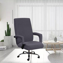 Load image into Gallery viewer, Modern Office Chair Covers Stretch Washable Computer Chair Slipcovers for Universal Rotating Chair Spandex Anti dirty Computer Chair Cover Elastic Polyester Office Chair Cover Easy Washable Removable With Armrest Cover