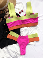Load image into Gallery viewer, Modern Push Up Swimsuit Bikini Women's Push-up Bandage Bikini Swimsuits Swim Bottoms Women Swimwear Bathing Suit Padded Beach Swimming Suit Summer Fashion Suits