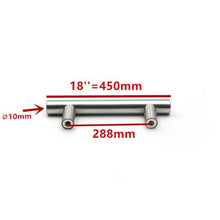 Load image into Gallery viewer, Modern Stainless Steel Kitchen Door Cabinet Bar Handle Pull Knob Cabinet Knobs Furniture Handle Cupboard Drawer Handle Stainless Steel Hollow Tube Bar Drawer Pulls Cupboard Knob For Kitchen Furniture Hardware