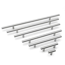 Load image into Gallery viewer, Modern Stainless Steel Kitchen Door Cabinet Bar Handle Pull Knob Cabinet Knobs Furniture Handle Cupboard Drawer Handle Stainless Steel Hollow Tube Bar Drawer Pulls Cupboard Knob For Kitchen Furniture Hardware