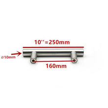 Load image into Gallery viewer, Modern Stainless Steel Kitchen Door Cabinet Bar Handle Pull Knob Cabinet Knobs Furniture Handle Cupboard Drawer Handle Stainless Steel Hollow Tube Bar Drawer Pulls Cupboard Knob For Kitchen Furniture Hardware