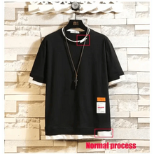 Load image into Gallery viewer, Modern Summer Short Sleeves New Fashion White T-shirt Streetwear One Piece Cool Hip Hop Rock Punk Men Top Tees T-shirt Clothes Men's Green Top Half Sleeve T-Shirt Men's Summer Short Sleeve Loose Casual Clothes