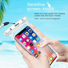 Load image into Gallery viewer, Modern Waterproof Case For Phone Full View Universal Soft Phone Cover For iPhone Water Proof Bag Waterproof Phone Case With Lanyard for iPhone Waterproof Bag