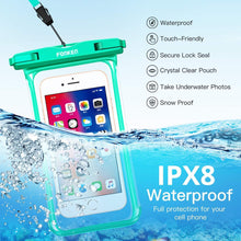 Load image into Gallery viewer, Modern Waterproof Case For Phone Full View Universal Soft Phone Cover For iPhone Water Proof Bag Waterproof Phone Case With Lanyard for iPhone Waterproof Bag