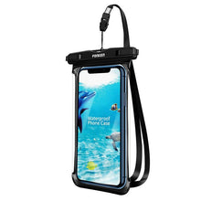 Load image into Gallery viewer, Modern Waterproof Case For Phone Full View Universal Soft Phone Cover For iPhone Water Proof Bag Waterproof Phone Case With Lanyard for iPhone Waterproof Bag