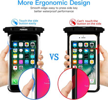 Load image into Gallery viewer, Modern Waterproof Case For Phone Full View Universal Soft Phone Cover For iPhone Water Proof Bag Waterproof Phone Case With Lanyard for iPhone Waterproof Bag