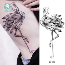 Load image into Gallery viewer, Modern Waterproof Red Flowers Tattoo Multi-Colored Stickers Back Waist Temporary Tattoo Luxury Style
