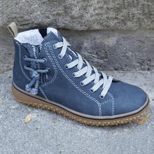 Load image into Gallery viewer, Modern Womens Warm Soft Boots Winter Plush Casual Sports Shoes Trend Retro Ankle Boots Outdoor Walking High Top Sneaker Winter Warm Hook Loop Snow Plush Lining Walking Shoes