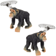 Load image into Gallery viewer, Monkey Cufflinks Hand Painted
