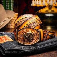 Load image into Gallery viewer, Montana Belt Mustard / Brown