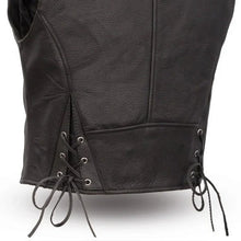 Load image into Gallery viewer, Montana Women's Motorcycle Leather Vest