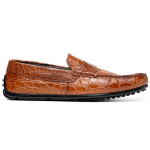 Load image into Gallery viewer, 31-103-CGM MONZA Crocodile Driver, Cognac