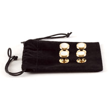 Load image into Gallery viewer, Mother of Pearl Studs in Gold Tone