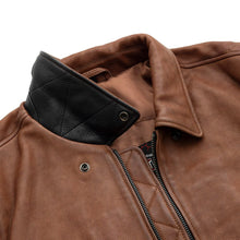 Load image into Gallery viewer, Moto Bomber - Men's Leather Jacket