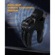 Load image into Gallery viewer, Motorcycle Breathable Glove Strong PVC Touch Screen Full Finger Motorbike Racing Riding Bicycle Summer Gloves