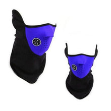 Load image into Gallery viewer, Motorcycle Face Mask Outdoor Cycling Helmet Bandana Hood Ski Sport Neck Half Face Mask Windproof Dustproof Winter Hiking Scarves Half Mask Balaclava Ski Mask with Ear Loop Adjustable Windproof Balaclava Half Face Mask Windproof Men Women