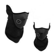 Load image into Gallery viewer, Motorcycle Face Mask Outdoor Cycling Helmet Bandana Hood Ski Sport Neck Half Face Mask Windproof Dustproof Winter Hiking Scarves Half Mask Balaclava Ski Mask with Ear Loop Adjustable Windproof Balaclava Half Face Mask Windproof Men Women