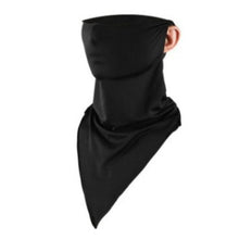 Load image into Gallery viewer, Motorcycle Windproof Sun Protect Cycling Face Neck Mask Headwear Scarf Bandana Hood Half Breathable Dustproof Hang-Ear Cap Motorcycle Protect Cycling Face Mask Anti-UV Neck Hood Half Face Breathable Dustproof Headband Triangle Sport Scarf