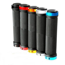 Load image into Gallery viewer, Mountain Bicycle Grips Handlebar Road Bike Cycling Handlebar Grip Cover Anti-Skid Soft Rubber Handle Grip Bar Double Lock On Bicycle Handle Bar Soft And Comfortable Rubber Handle Suitable For Bicycle