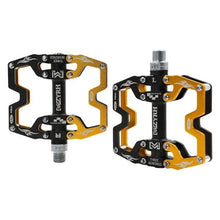 Load image into Gallery viewer, Mountain Bicycle Pedals Cycling Ultralight Aluminum Alloy 3 Bearings Pedals Bike Pedals Flat Bike Pedal Ultra-Light Aluminum Alloy Sealed Bearing With Cleats Pedal Suitable For Mountain Bike Bicycle