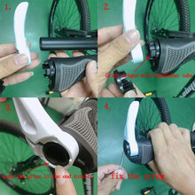 Load image into Gallery viewer, Mountain Bike Grips Handlebar Grips Handle Bar End Ergonomic Bicycle Handlebar Grips Comfort Bicycle Bar Grip Non-Slip Rubber Anti-Slip Designed For Handlebars Ergonomic Lock-on Bicycle Handlebar Grips