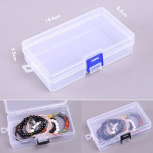 Load image into Gallery viewer, Multi Grids Plastic Box Adjustable Compartment Jewelry Organizer Box Eco-Friendly PP Transparent Jewelry Box Simple Design Plastic Portable Compartments Jewelry Organiser For Women
