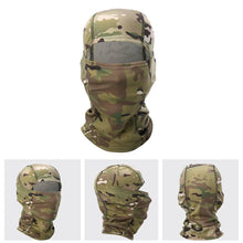 Load image into Gallery viewer, Multicam Camouflage Balaclava Full Face Scarf Mask Hiking Cycling Hunting Army Bike Military Head Cover Tactical Airsoft Cap Men Ski Mask for Men Windproof Thermal Winter Scarf Mask Women Neck Warmer Hood for Cycling